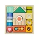 Set de constructie din lemn Classic World cu cuburi foto