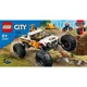 Set de constructie Lego City Aventuri off road cu vehicul 4x4, 252 el.