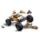 Set de constructie Lego City Aventuri off road cu vehicul 4x4, 252 el.