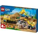 Set de constructie LEGO City Camion si macara cu bila