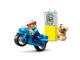 Set de constructie LEGO Duplo Motocicleta de politie pentru salvare, 5 el. foto