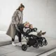 Carucior pentru gemeni BabyGo GoTwice Black