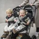 Carucior pentru gemeni BabyGo GoTwice Grey