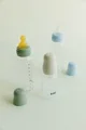 Пластиковая антиколиковая бутылочка BIBS Baby Blue с силиконовой соской 0+ мес, 150 мл