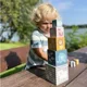 Piramida Viga Toys Cuburi din lemn