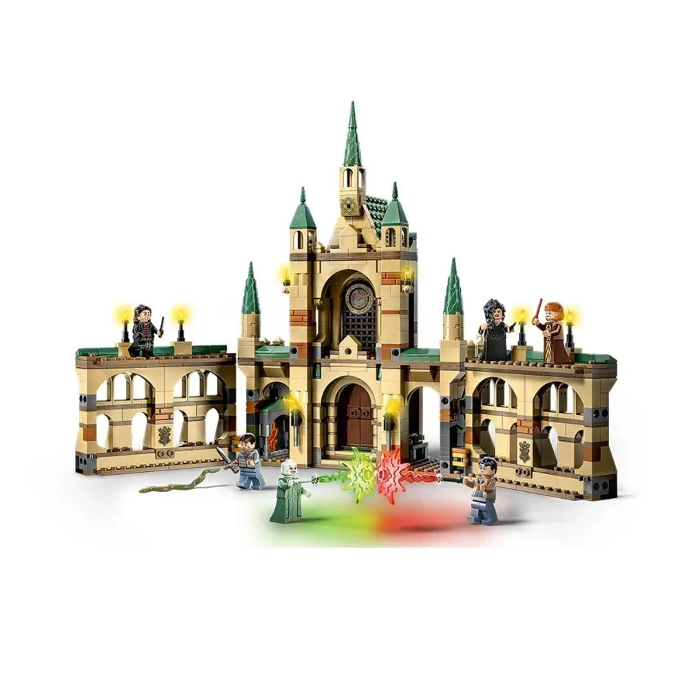 Set de constructie LEGO Harry Potter Batalia de la Hogwarts, 730 el.