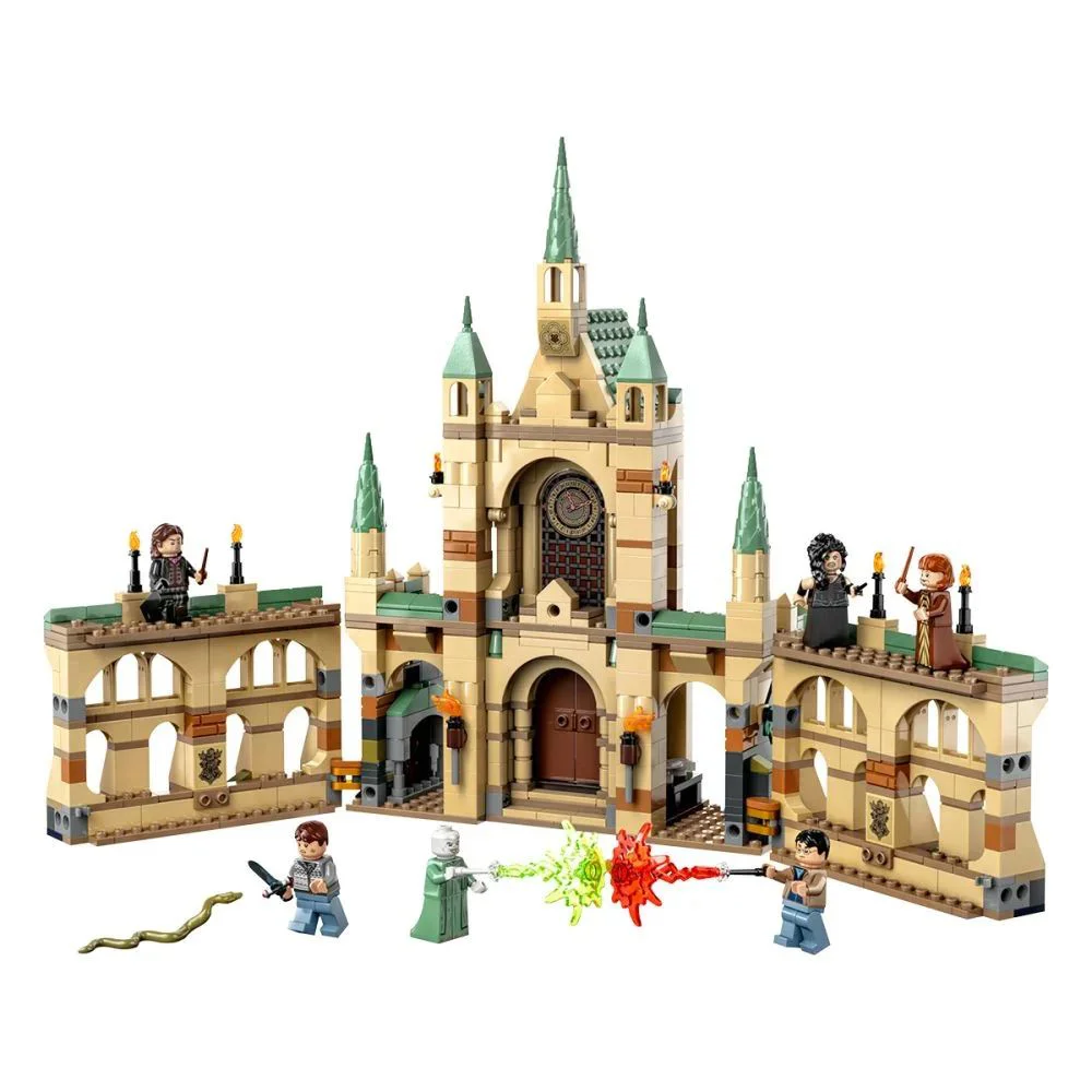 Set de constructie LEGO Harry Potter Batalia de la Hogwarts, 730 el.