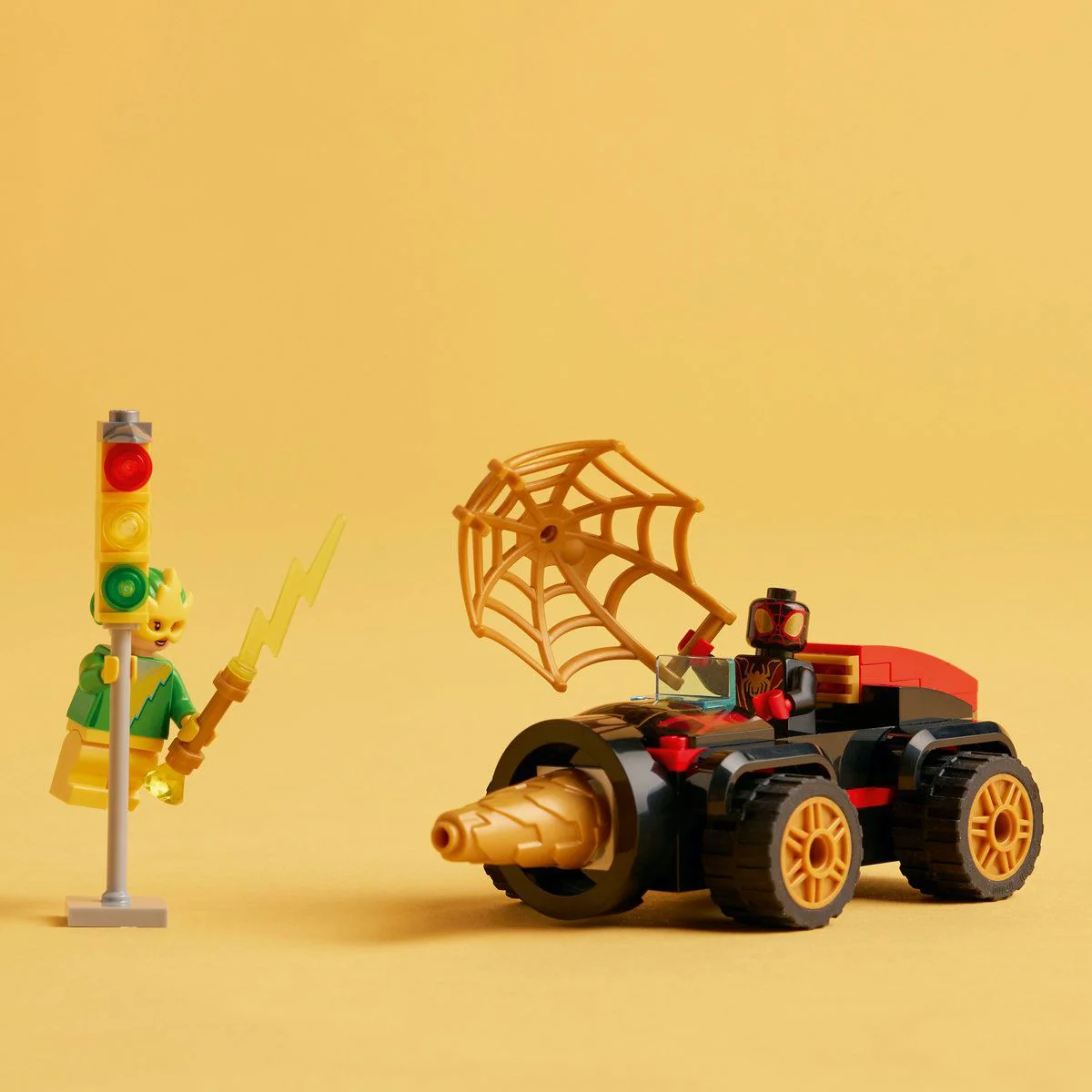 Set de constructie LEGO Marvel Vehicul-burghiu, 58 el. foto