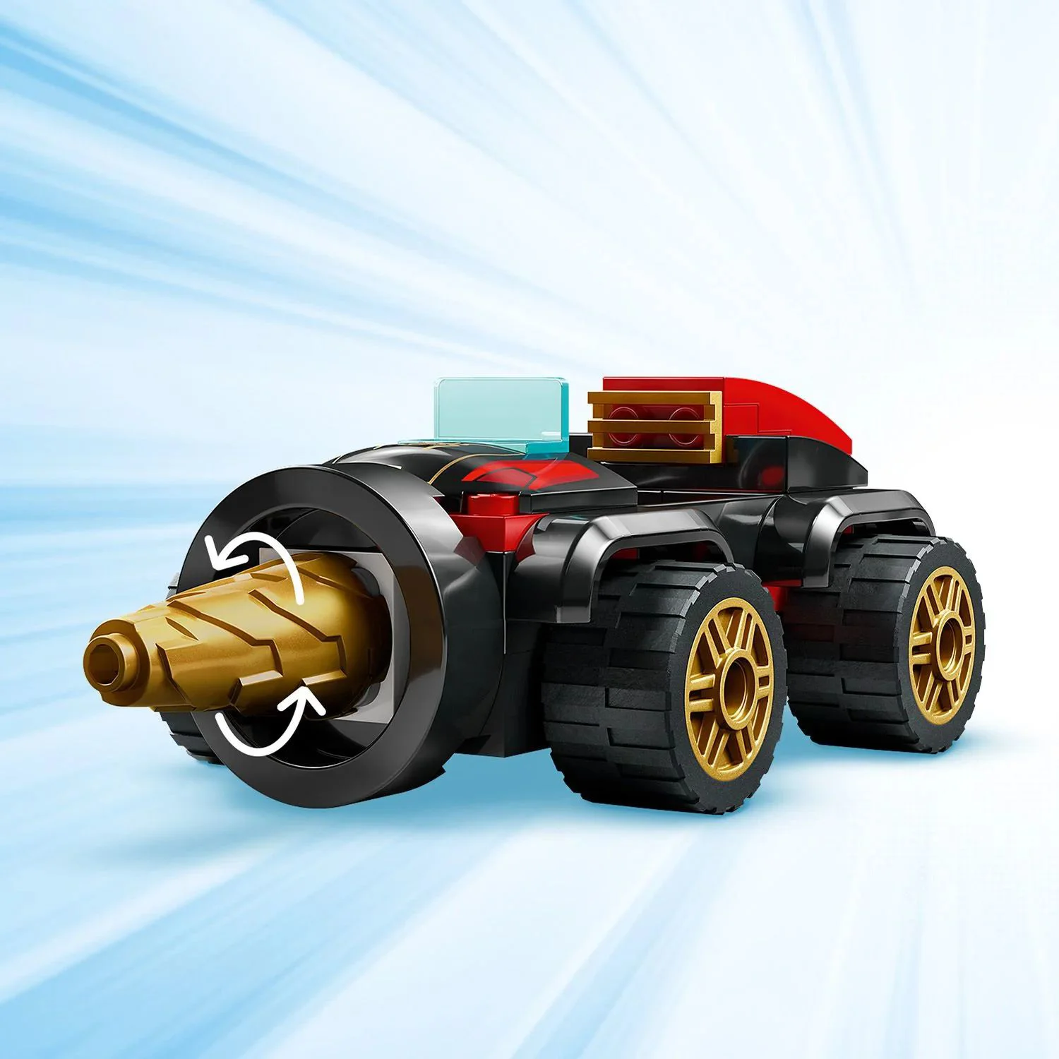 Set de constructie LEGO Marvel Vehicul-burghiu, 58 el. foto