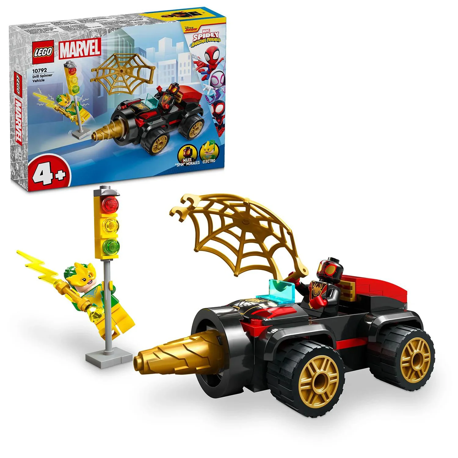 Set de constructie LEGO Marvel Vehicul-burghiu, 58 el. foto