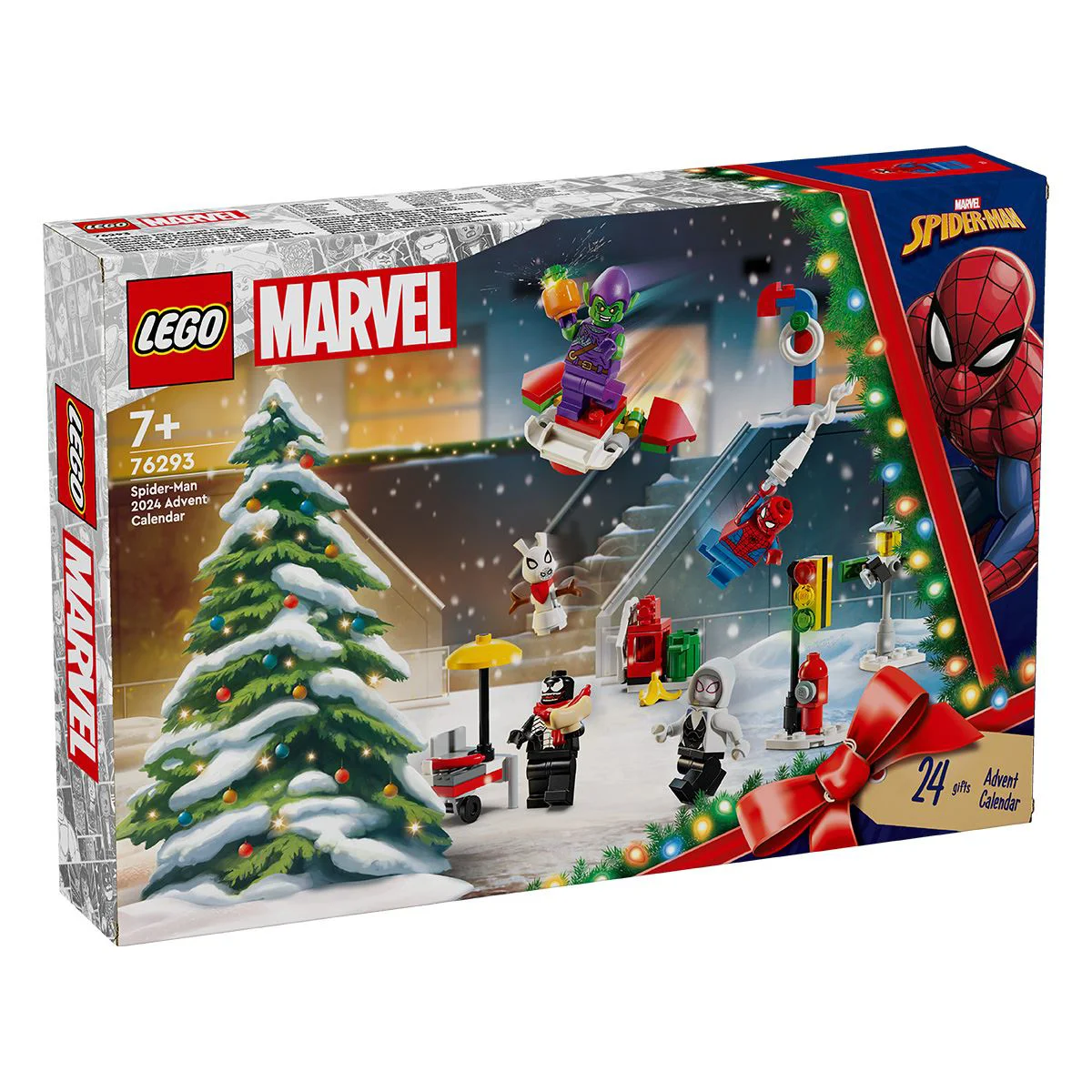 Advent Calendar LEGO Marvel Omul Paianjen, 246 el. foto