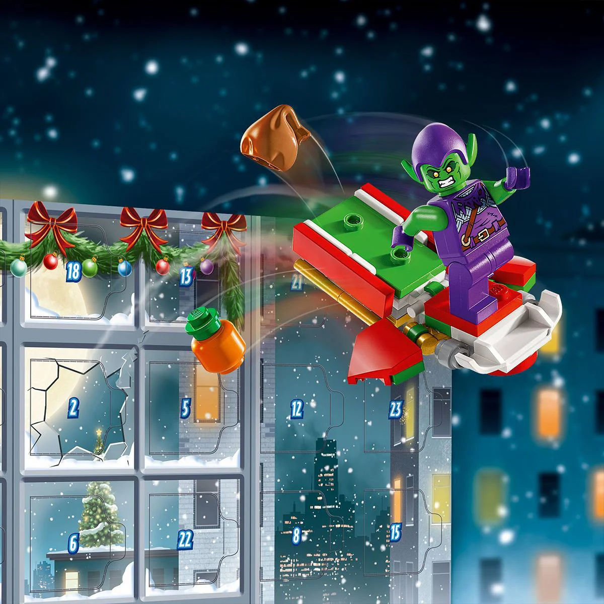 Advent Calendar LEGO Marvel Omul Paianjen, 246 el. foto