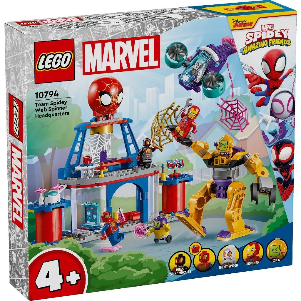 Set de constructie LEGO Marvel Cartierul general al echipei lui Spidey, 193 el. foto