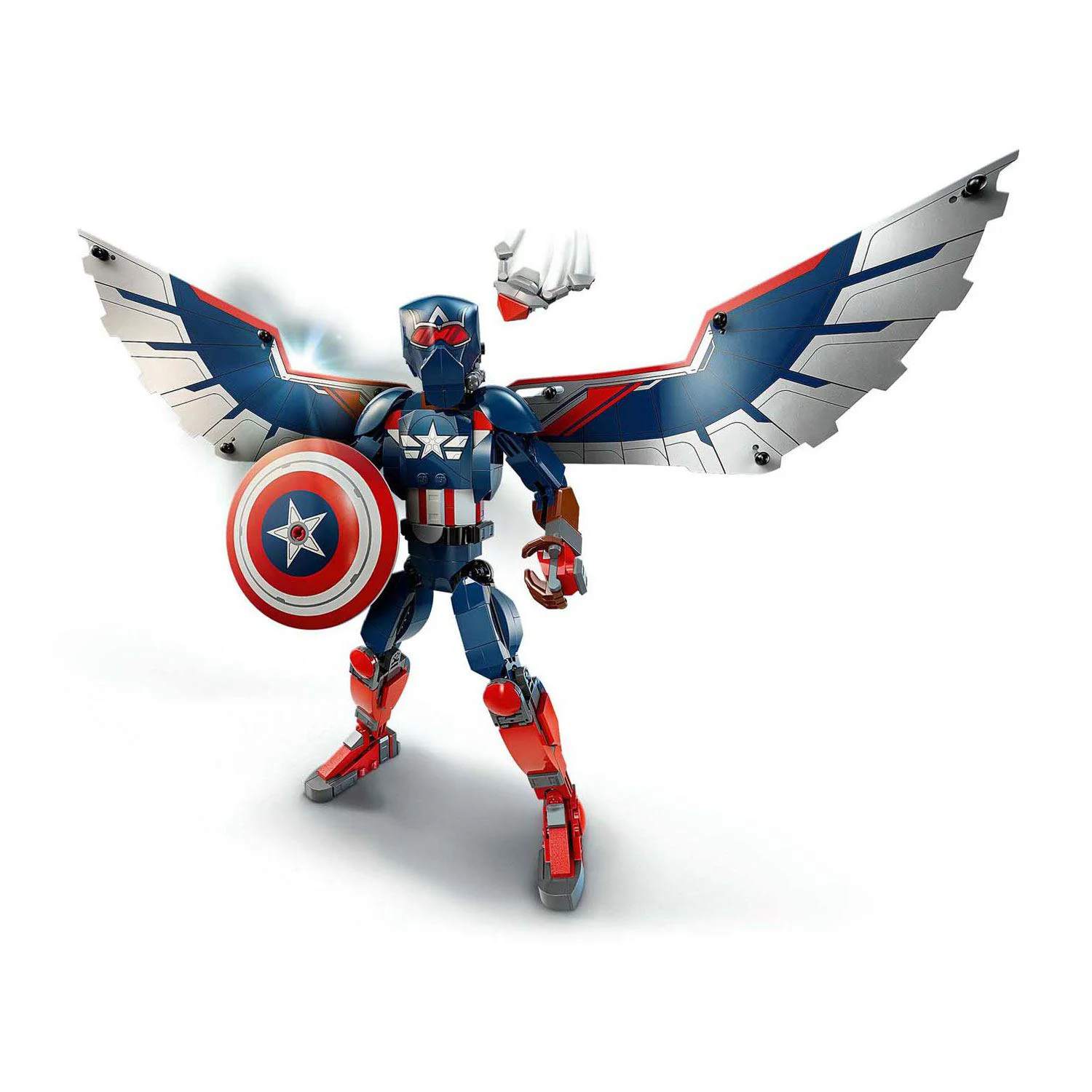 Figurina LEGO Marvel Sam Wilson Captain America, 359 el. foto