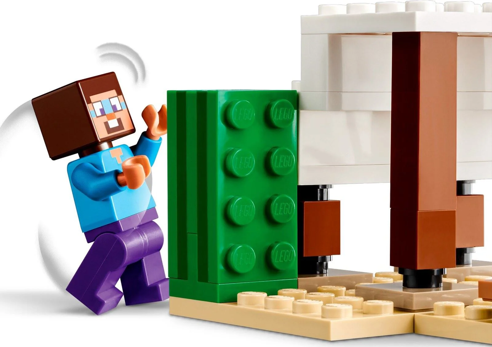 Конструктор LEGO Minecraft Пустынная экспедиция Стива, 75 эл. foto