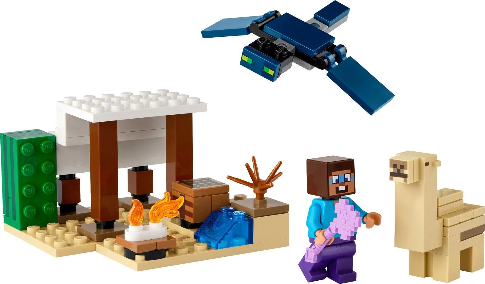Конструктор LEGO Minecraft Пустынная экспедиция Стива, 75 эл. foto
