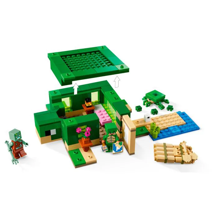 Конструктор LEGO Minecraft Дом на пляже черепах, 234 эл. foto