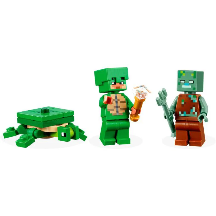 Конструктор LEGO Minecraft Дом на пляже черепах, 234 эл. foto