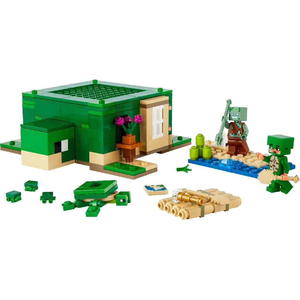 Конструктор LEGO Minecraft Дом на пляже черепах, 234 эл. foto