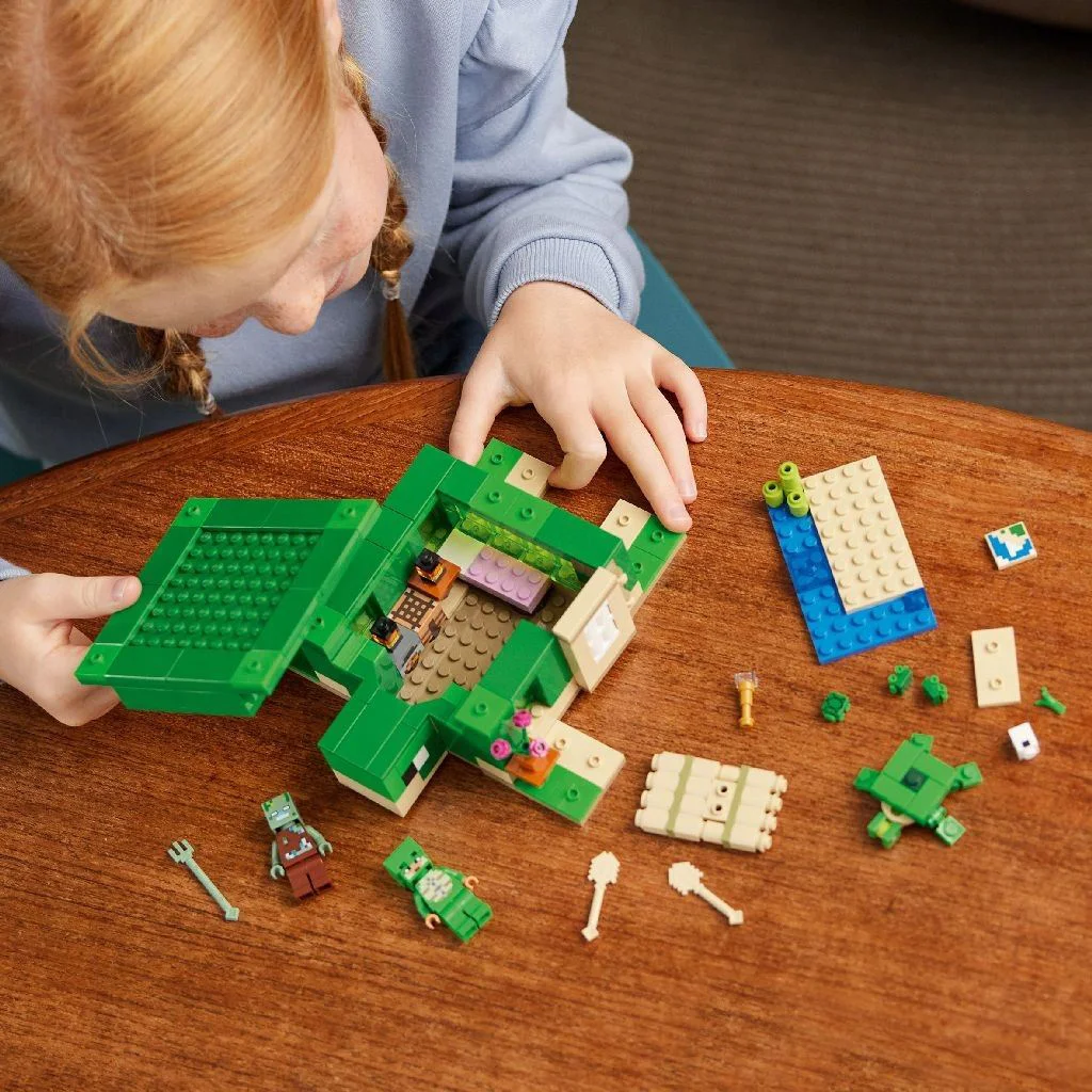 Конструктор LEGO Minecraft Дом на пляже черепах, 234 эл. foto