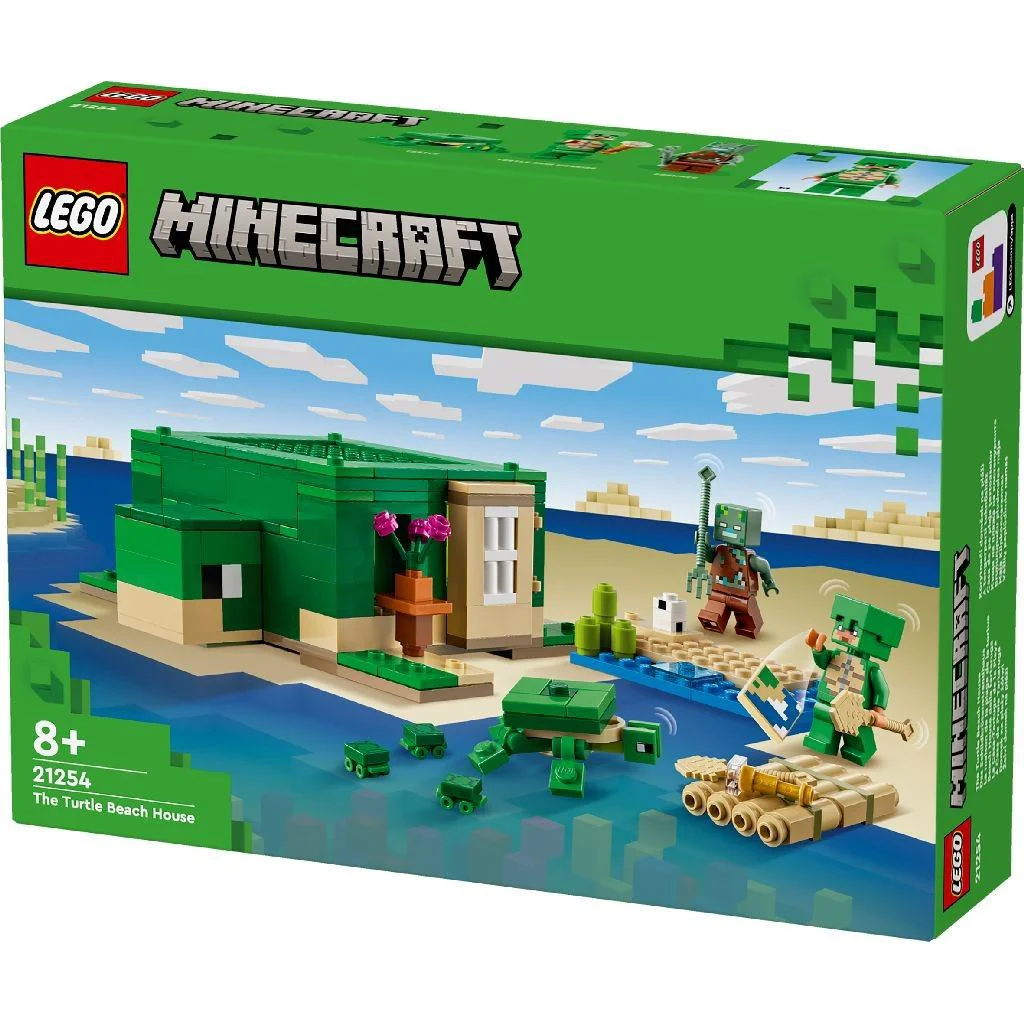 Конструктор LEGO Minecraft Дом на пляже черепах, 234 эл. foto