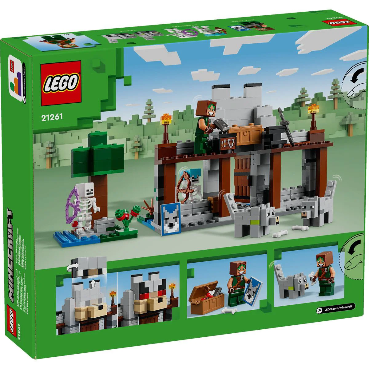 Конструктор LEGO Minecraft Крепость волков, 312 эл. foto