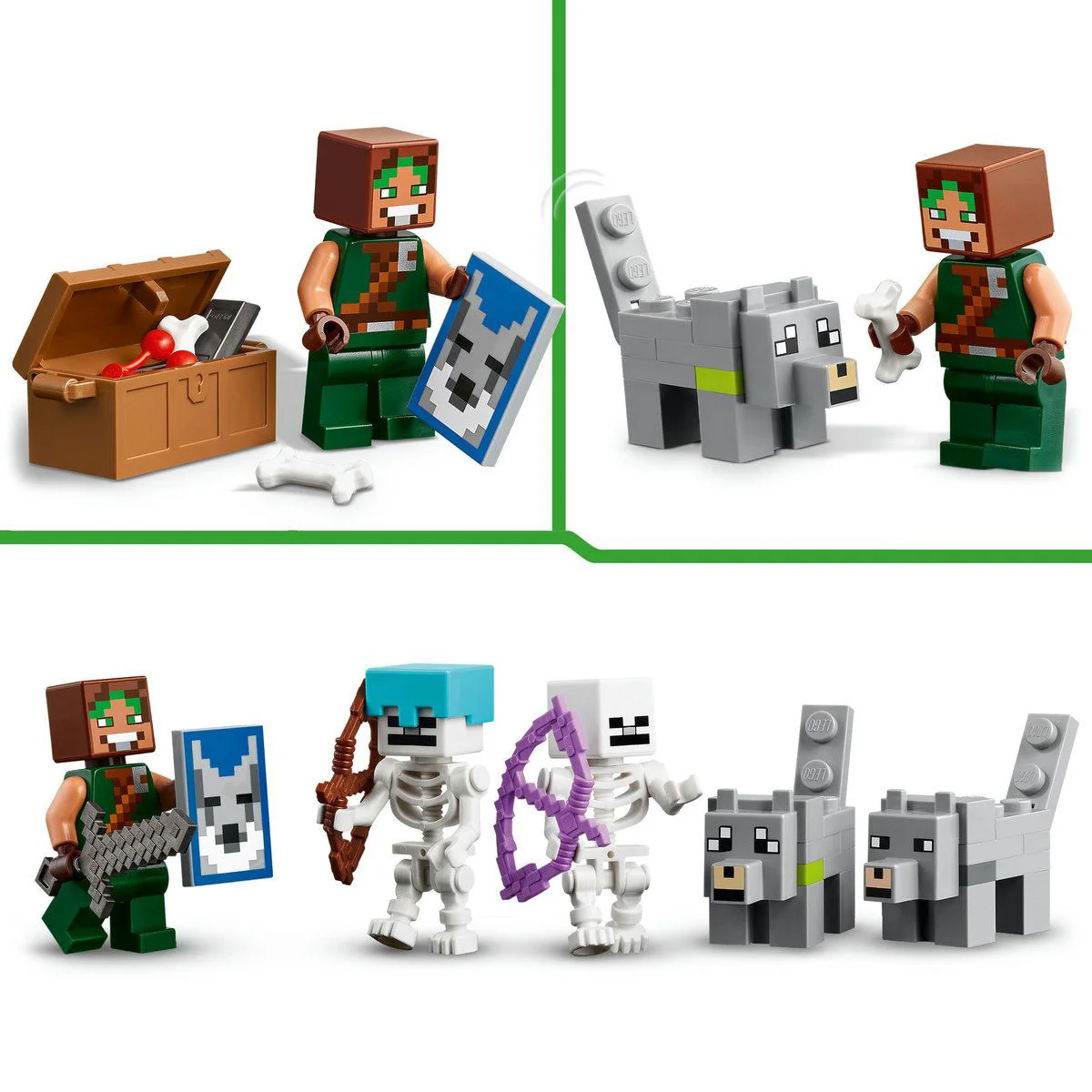 Конструктор LEGO Minecraft Крепость волков, 312 эл. foto