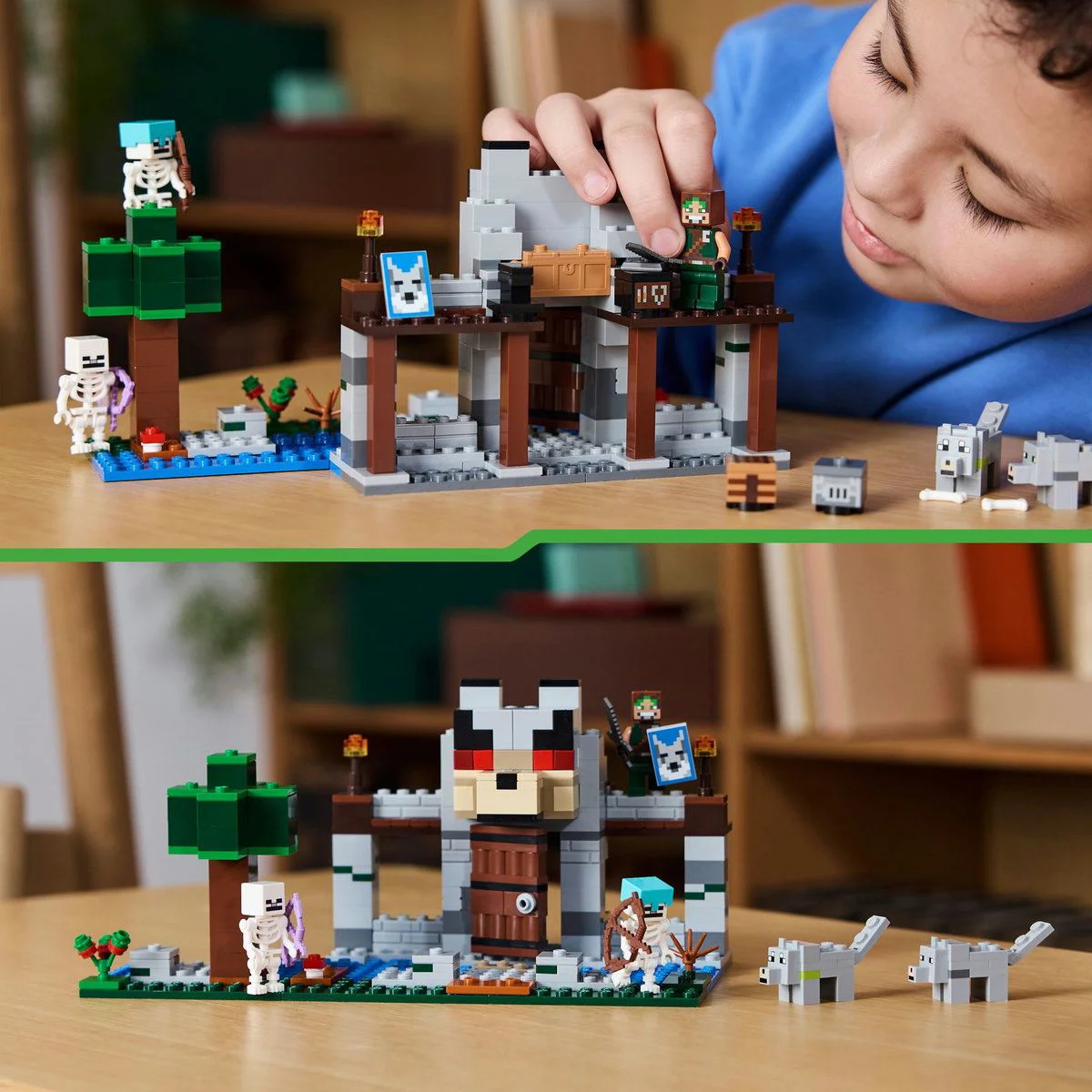 Конструктор LEGO Minecraft Крепость волков, 312 эл. foto