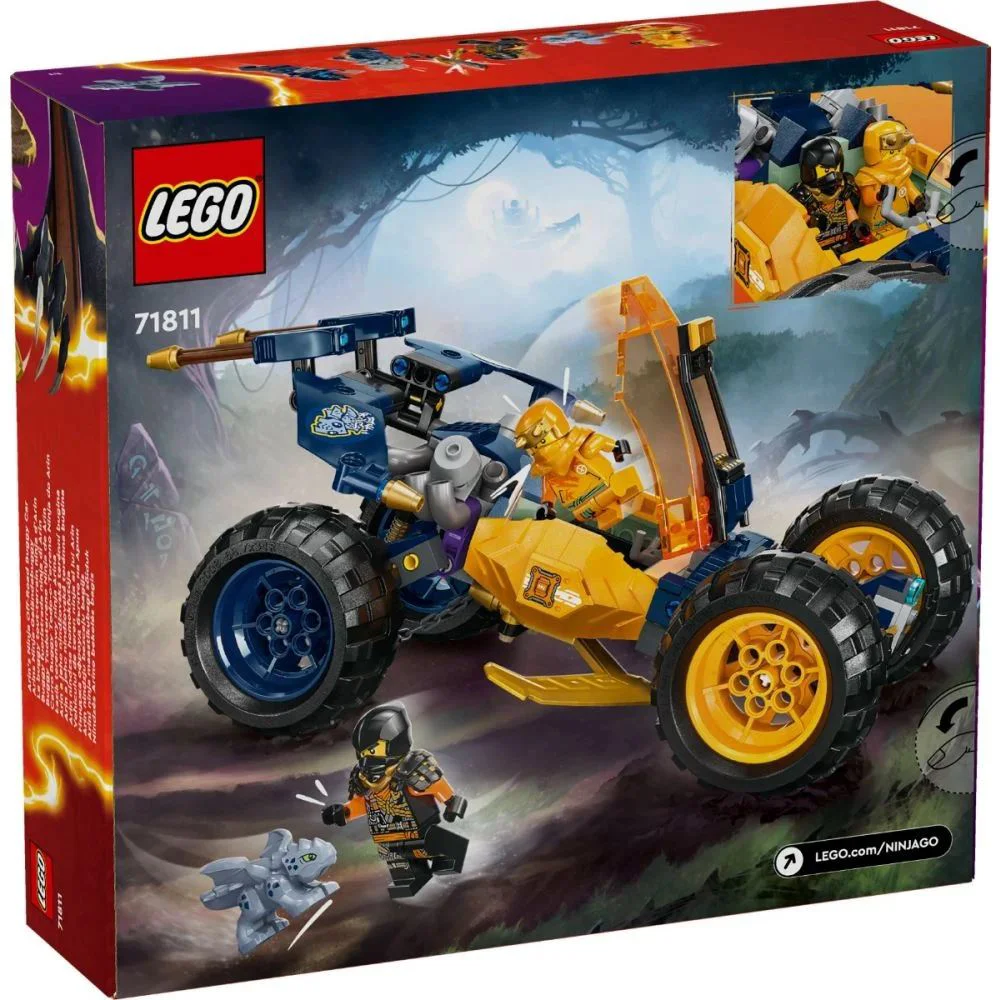 Set de constructie LEGO Ninjago Vehiculul de teren ninja al lui Arin, 267 el. foto
