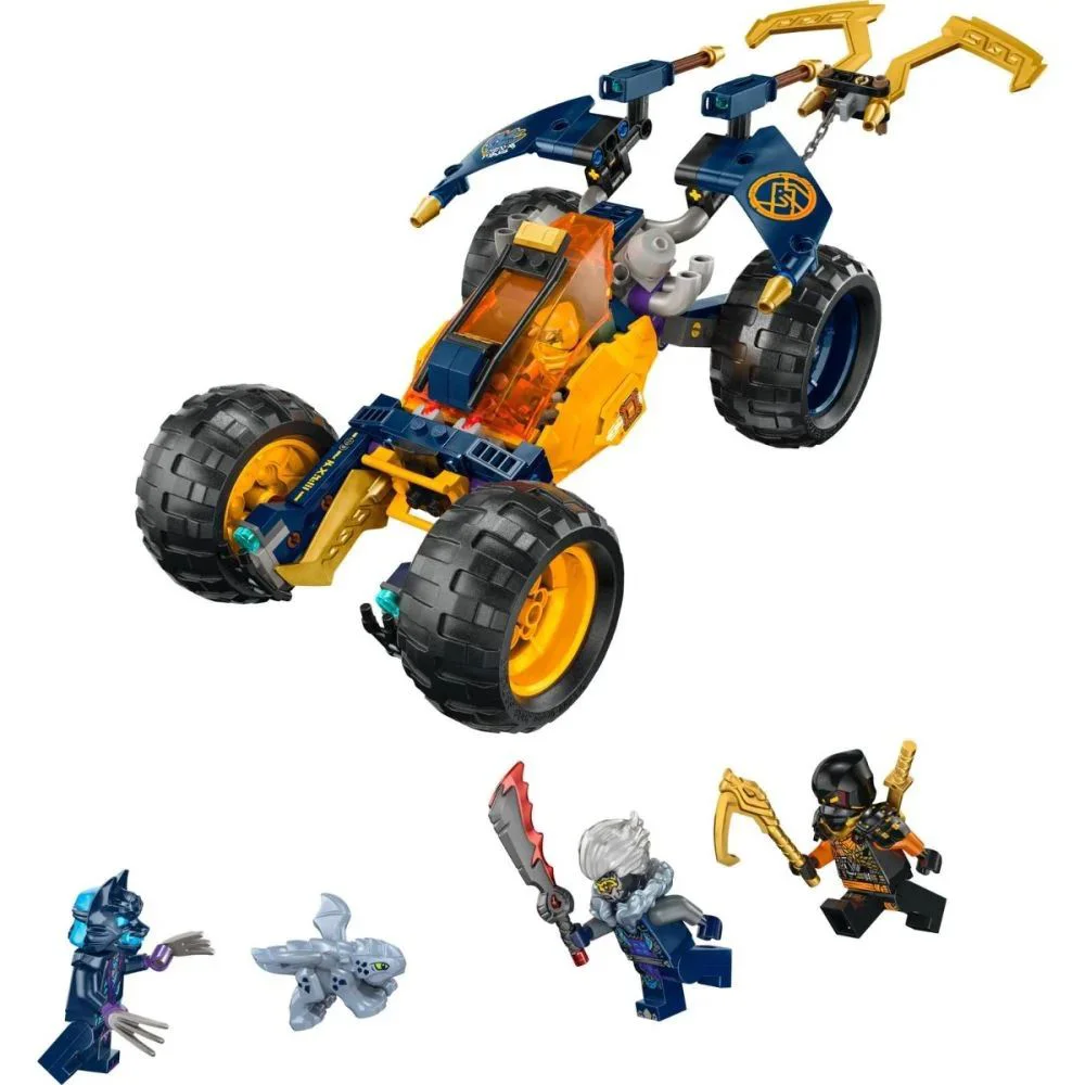 Set de constructie LEGO Ninjago Vehiculul de teren ninja al lui Arin, 267 el. foto