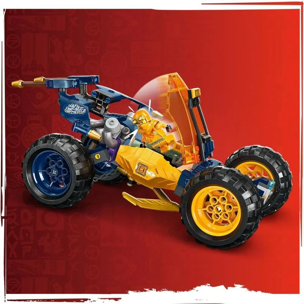 Set de constructie LEGO Ninjago Vehiculul de teren ninja al lui Arin, 267 el. foto