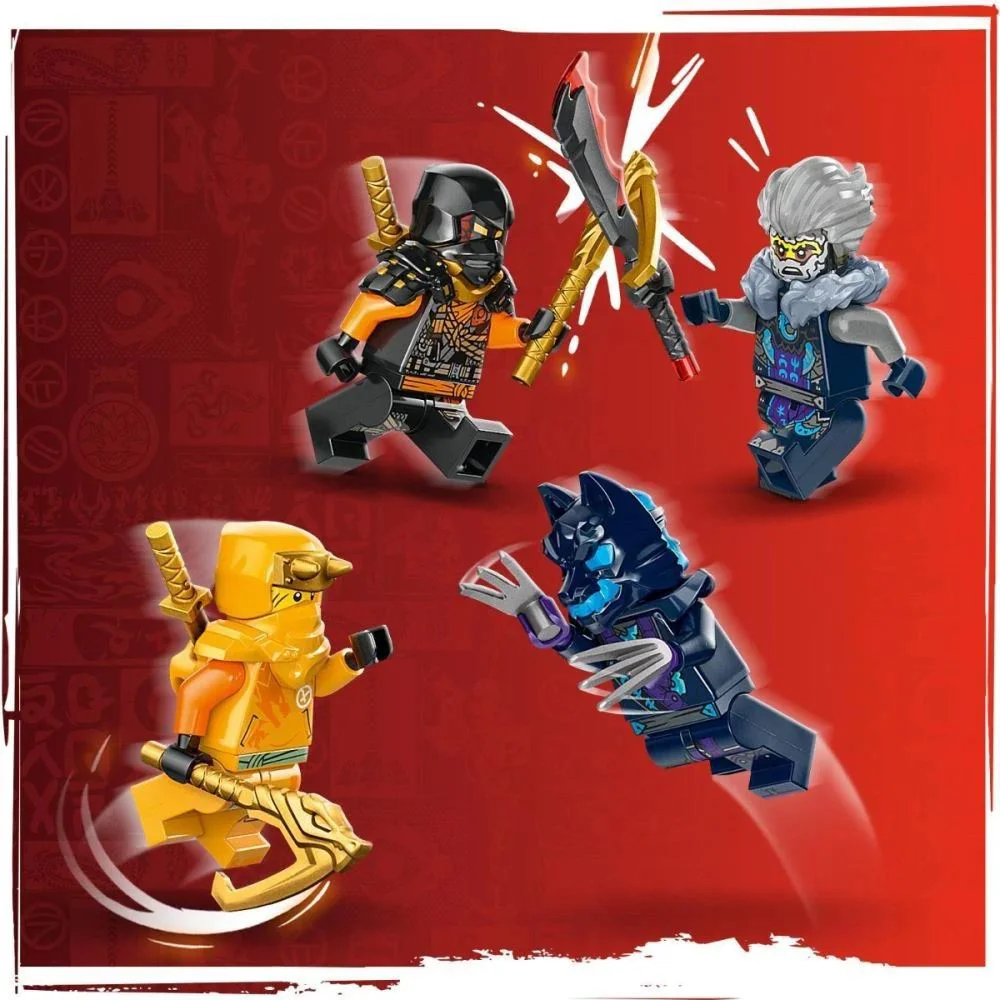 Set de constructie LEGO Ninjago Vehiculul de teren ninja al lui Arin, 267 el. foto