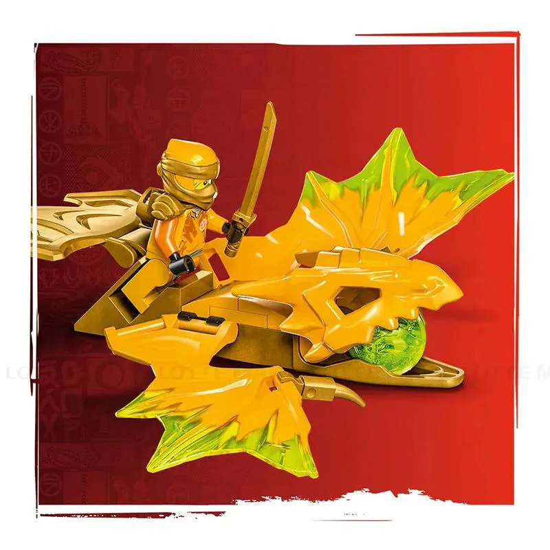 Set de constructie LEGO Ninjago Atacul dragonului zburator al lui Arin, 27 el. foto