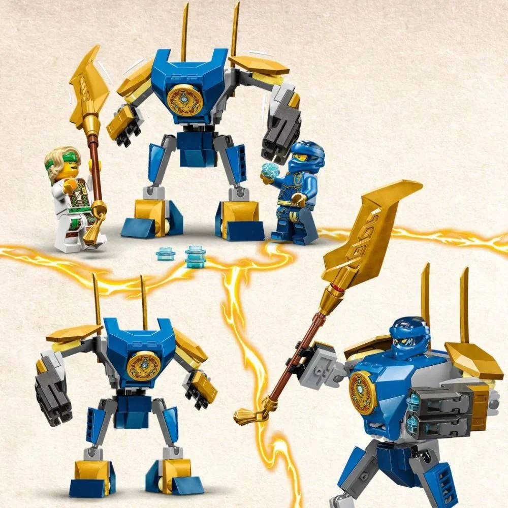 Set de constructie LEGO Ninjago Pachet de lupta robotul lui Jay, 78 el. foto