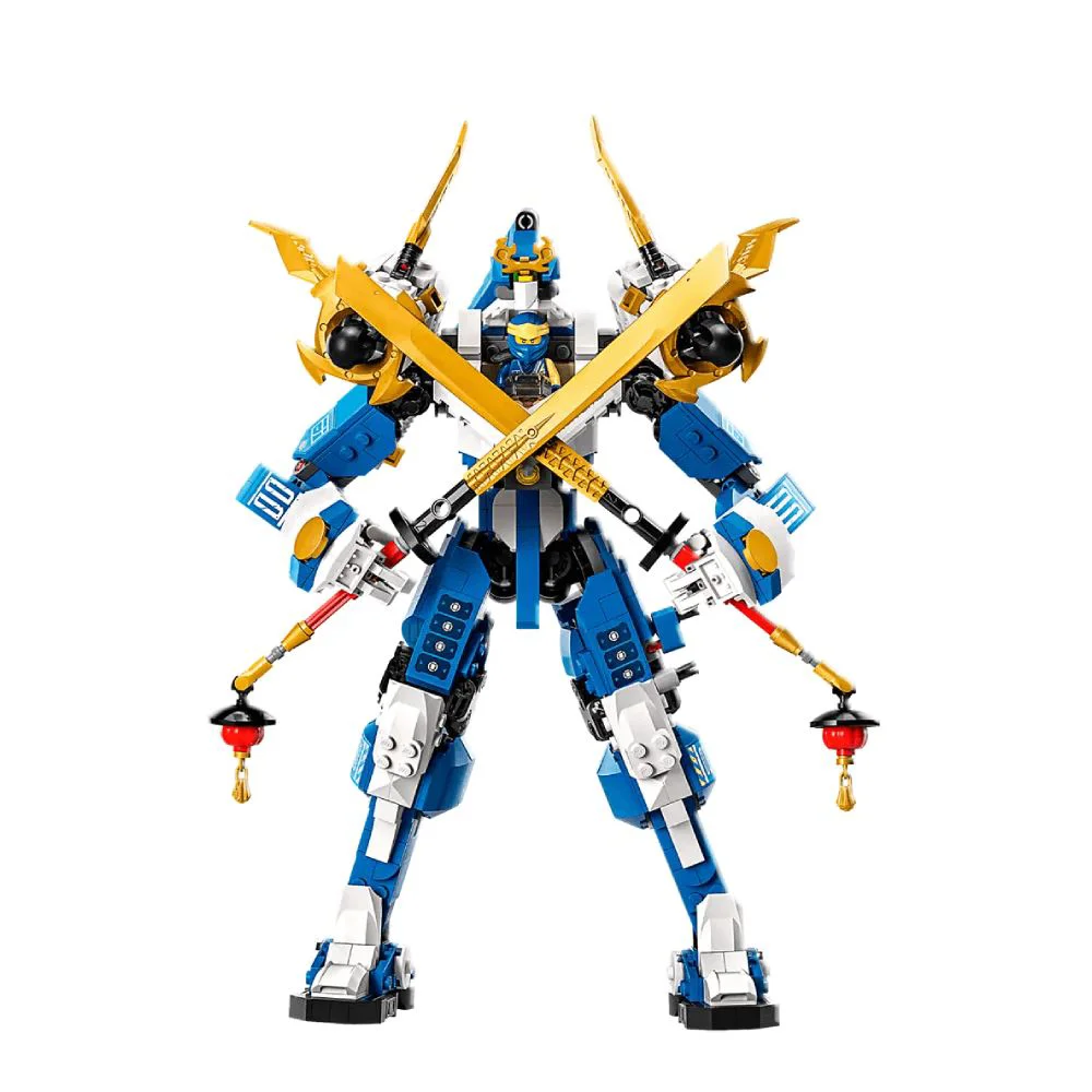 Set de constructie LEGO Ninjago Robotul Titan al lui Jay, 794 el. foto