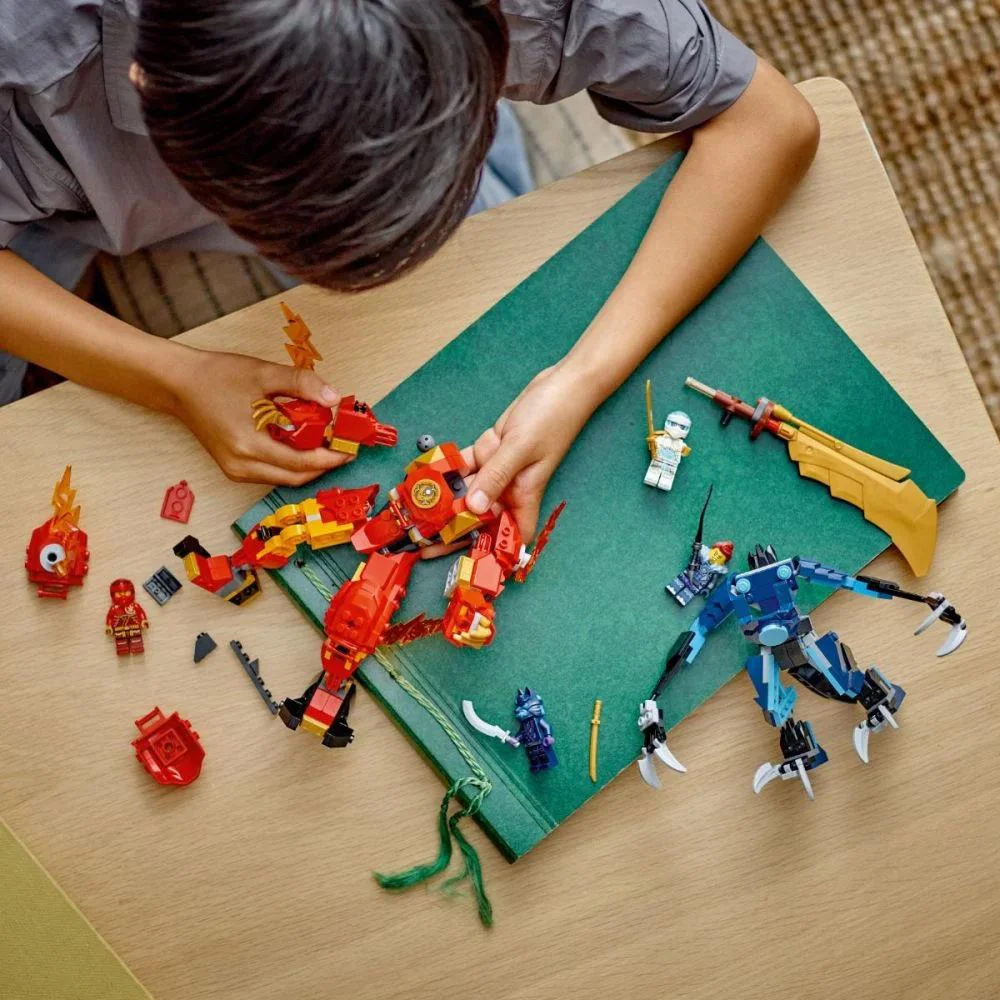 Set de constructie LEGO Ninjago Robotul stihie de foc al lui Kai, 322 el. foto