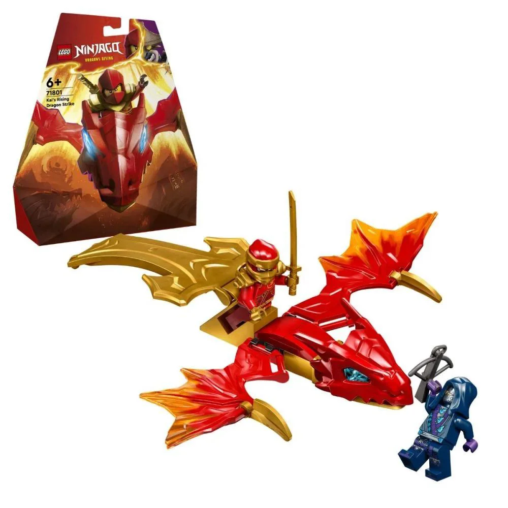 Set de constructie LEGO Ninjago Atacul dragonului zburator al lui Kai, 24 el. foto