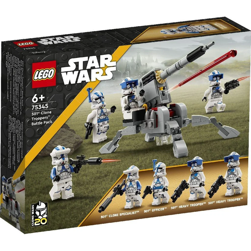 Set de constructie LEGO Star Wars Pachet de lupta Clone Troopers divizia 501, 119 el. foto