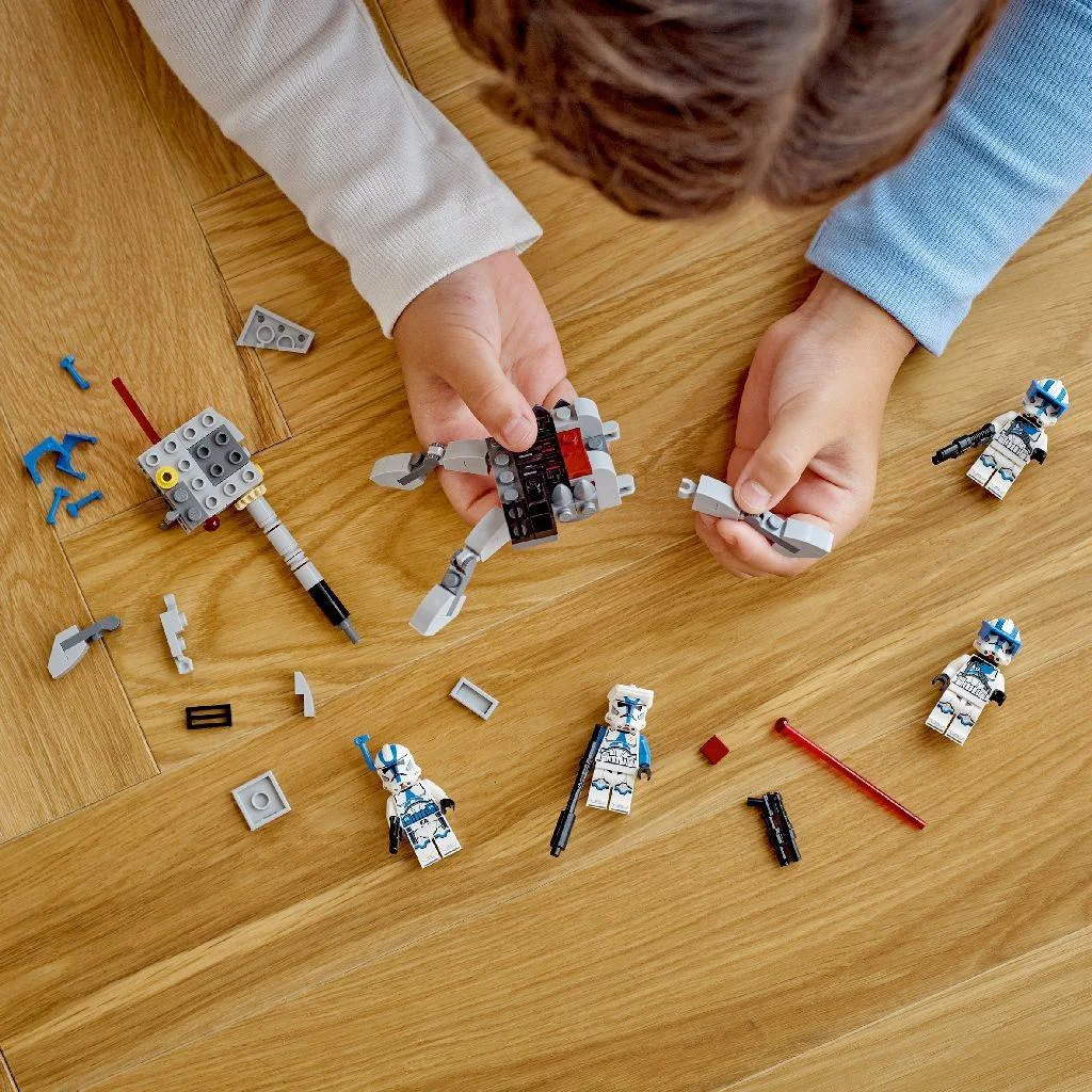 Set de constructie LEGO Star Wars Pachet de lupta Clone Troopers divizia 501, 119 el. foto