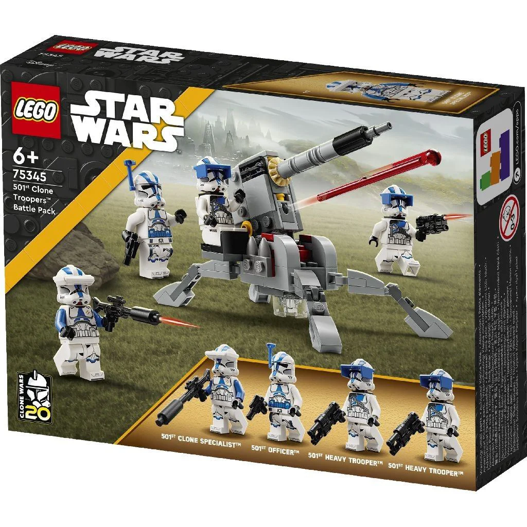 Set de constructie LEGO Star Wars Pachet de lupta Clone Troopers divizia 501, 119 el. foto