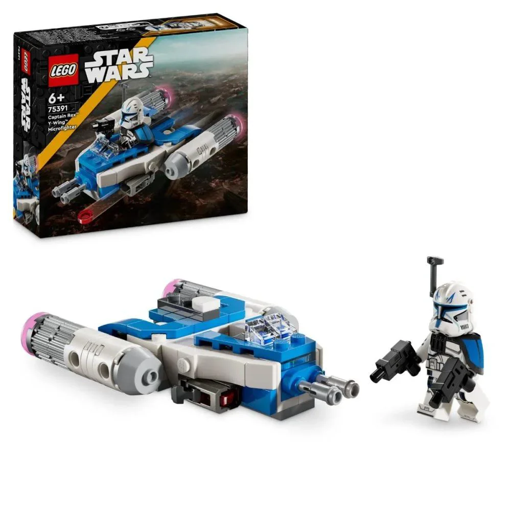 Set de constructie LEGO Star Wars Micronava de lupta Y-Wing a Capitanului Rex, 99 el. foto