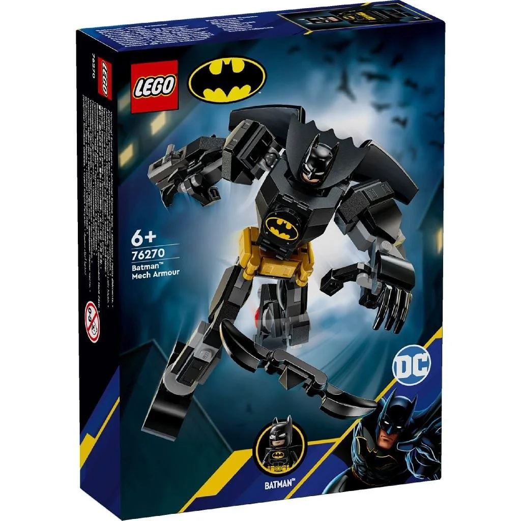 Set de constructie LEGO Super Heroes Armura de robot Batman, 140 el. foto