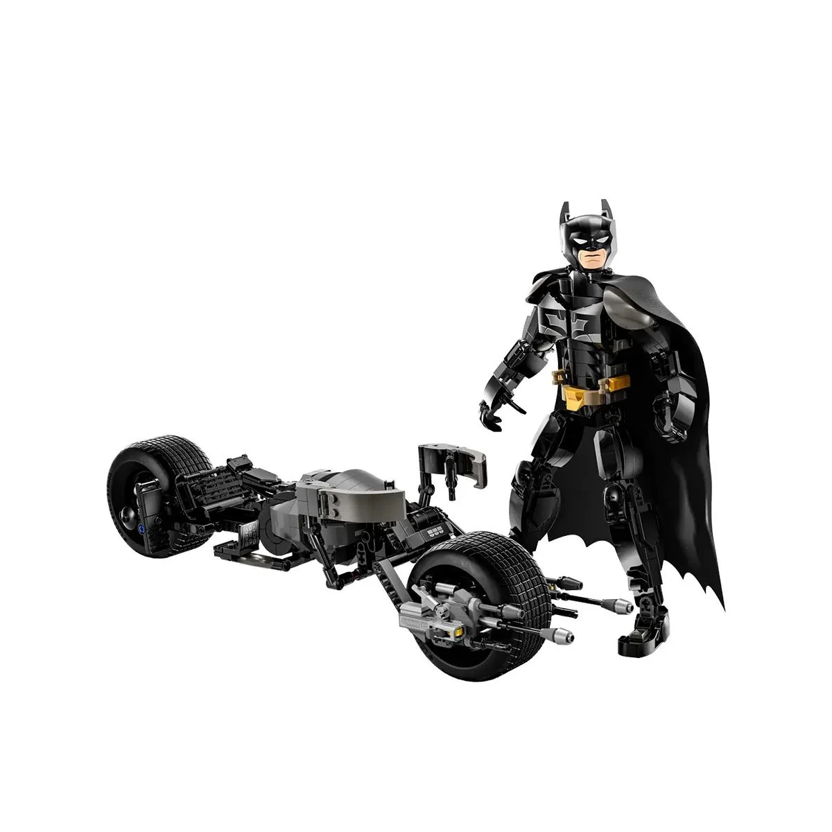 Set de constructie LEGO Super Heroes Figurina Batman si motocicleta Bat-Pod, 713 el. foto