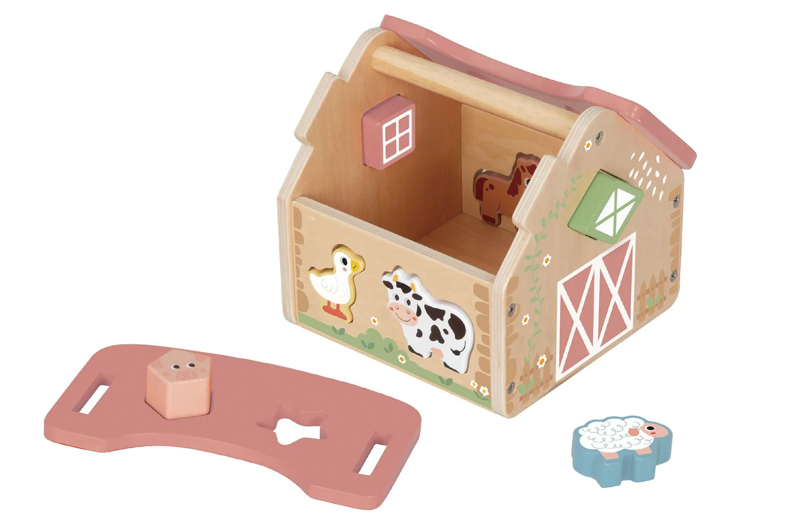 Jucarie din lemn Tooky Toy Sorter House foto