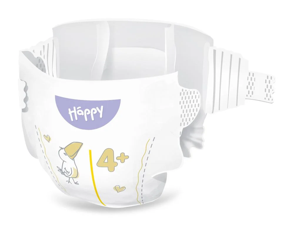 Scutece Happy Baby Maxi Plus 4+ (9-15 kg), 56 buc. foto