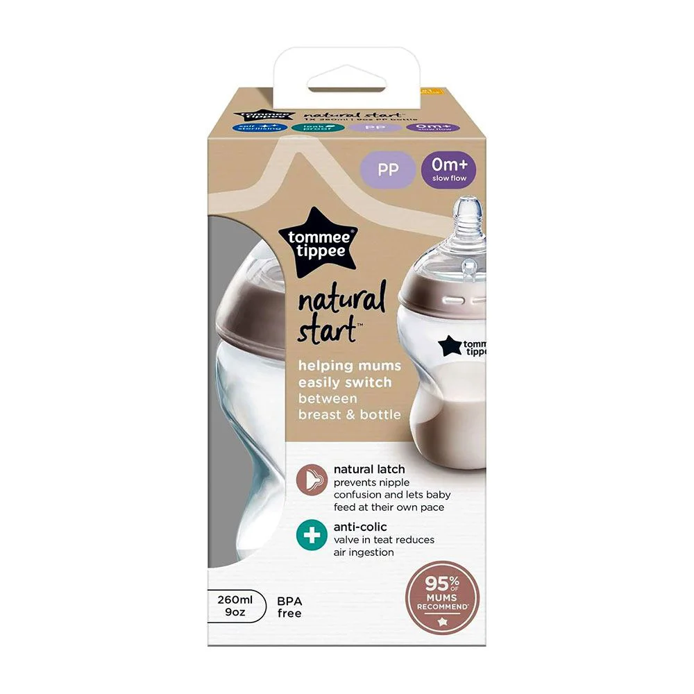 Biberon Tommee Tippee Natural Start (0+ luni), 260 ml