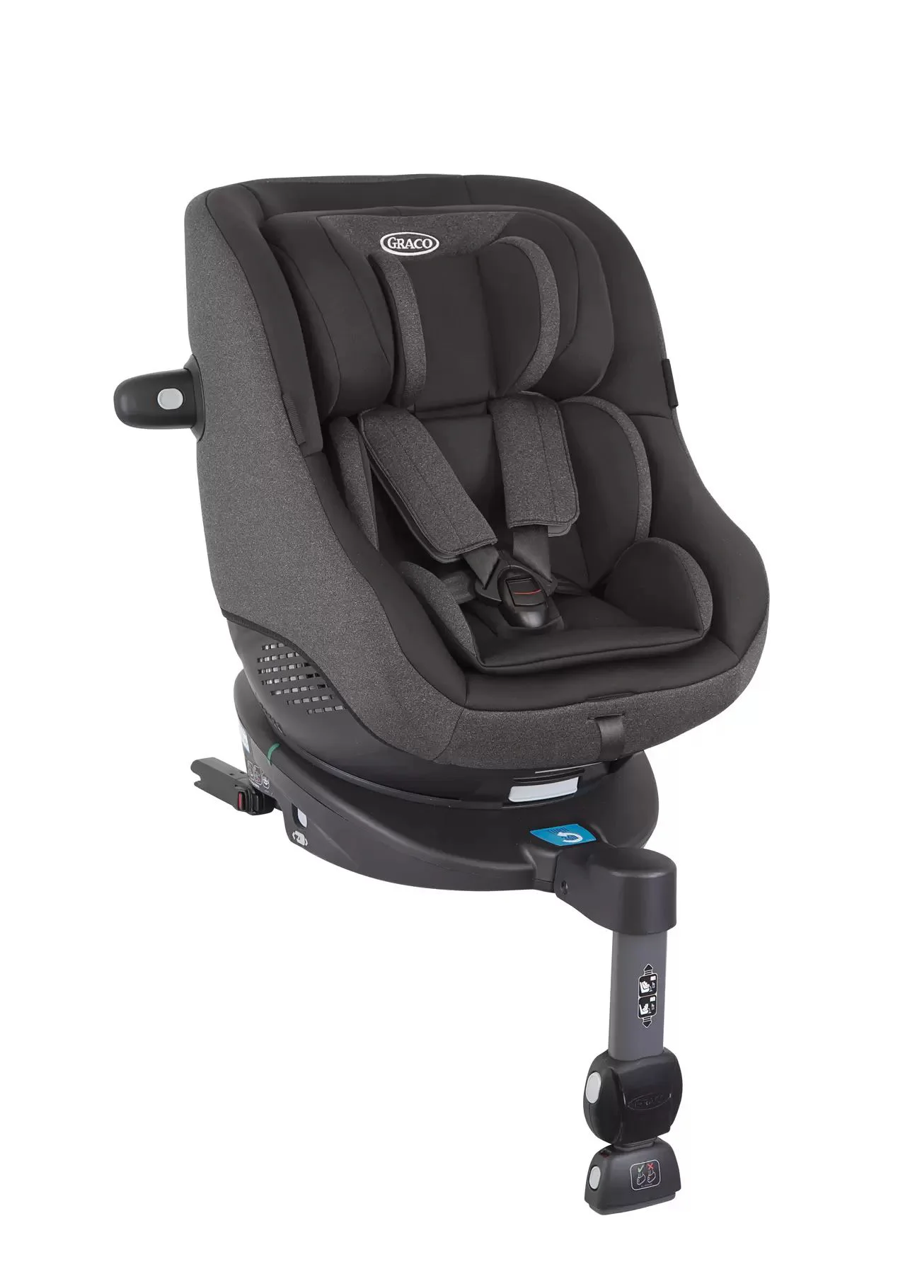 Автокресло с вращением 360° Graco Turn2Me Heather 0-18 кг