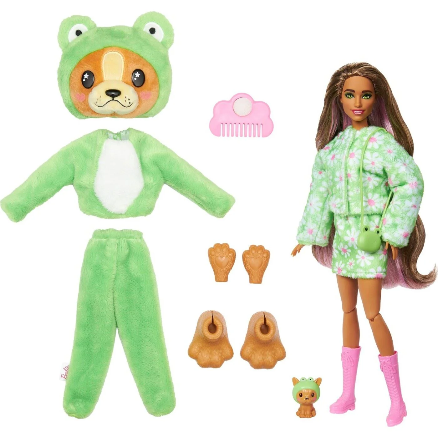Кукла Barbie Cutie Reveal Щенок в костюме лягушки foto