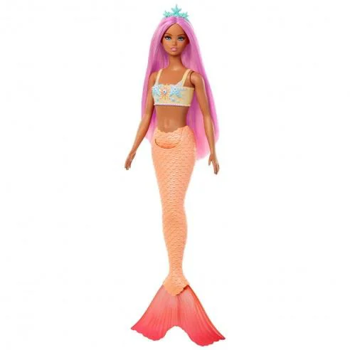 Papusa Barbie Dreamtopia "Sirena cu par multicolor"