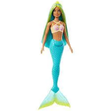 Papusa Barbie Dreamtopia "Sirena cu par multicolor"